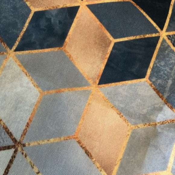 Blue Gradient Cubes Pillow Cases - Picture 2 of 4